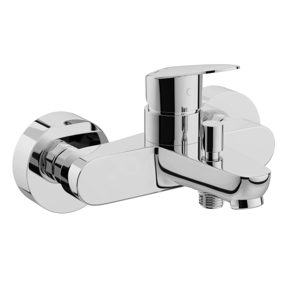 Смеситель VitrA Flow Round  A43057EXP1 настенный однорычажный хром латунь