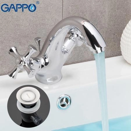 Смеситель Gappo G1042 для раковины хром