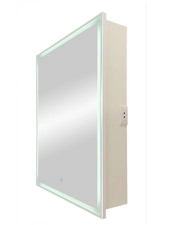 Зеркало шкаф Континент Allure LED 600x800 с подсветкой правый MBK005