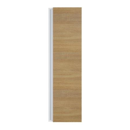 Шкаф-пенал для ванной Uperwood Barsa 35*28*120 см, подвесной, белый/дуб сонома