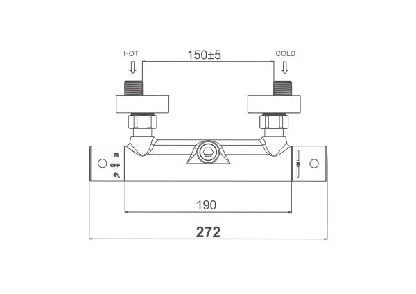 Смеситель для душа D&K Bayern Potsdam (DA2123101)