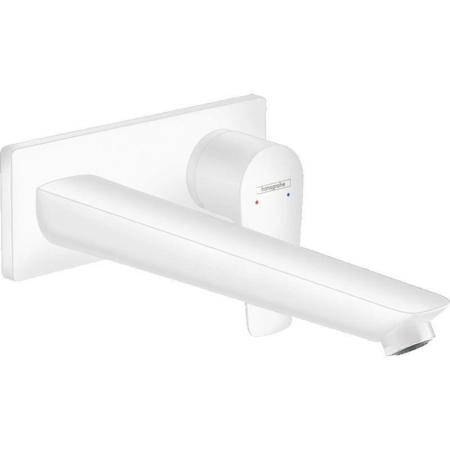 Смеситель Hansgrohe 71734700 Talis для раковины E 225 мм, настенный (внешняя монтажная часть) матовый белый