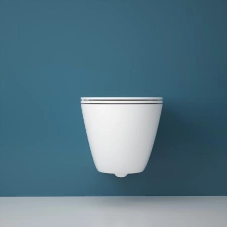 Унитаз ESBANO FORTEX-53T торнадо безободковый подвесной белый 530x360x360