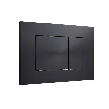 Кнопка смыва KNOTLOR DUET BIS106BL, черный  (серия 1)
