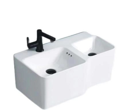 Раковина Cerutti SPA Double BELLA СТ9703 (645х365х300) двойная подвесная