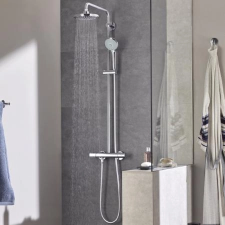 Душевая система Grohe Euphoria 27296001 с термостатом для душа 450 мм