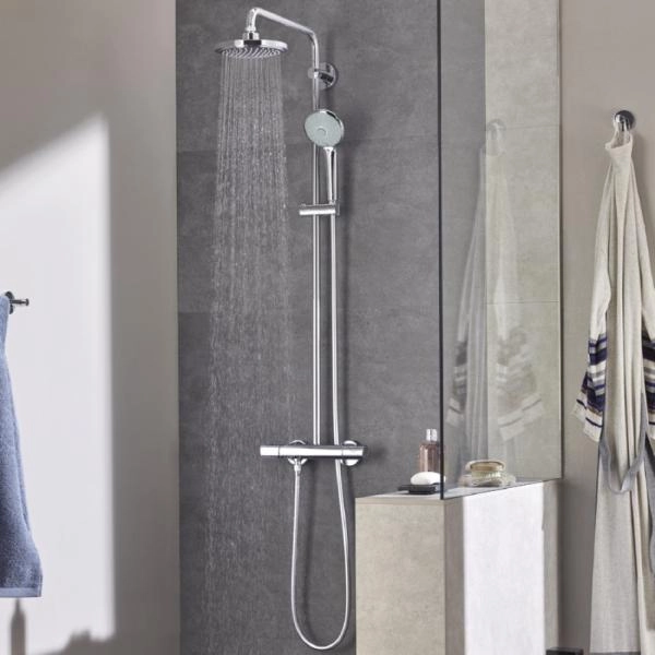 Душевая система Grohe Euphoria 27296001 с термостатом для душа 450 мм