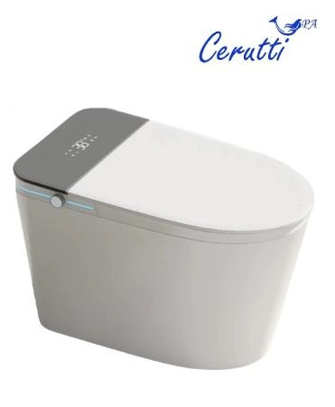 Унитаз напольный CeruttiSPA ЭСТЕР (ESTER) Smart CT10617 с дистанционным управлением (680x400x470)