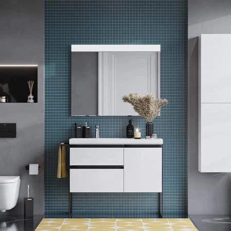 Roca Domi Тумба подвесная 100x45x51см, с 2 ящиками и 1 дверкой, SX, цвет: белый
