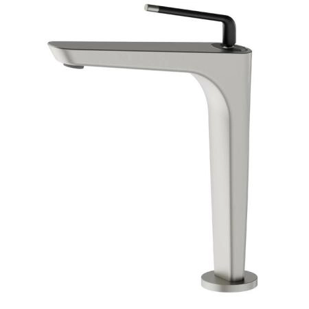Newform O'Rama Смеситель для раковины, 1 отв., высокий, цвет: titanium satin