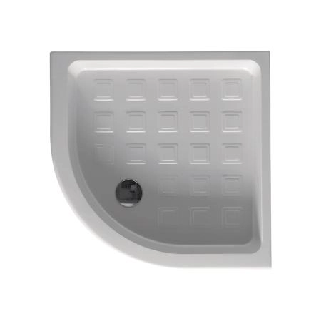 KERASAN Retro Душевой поддон четверть круга 80*80 белый