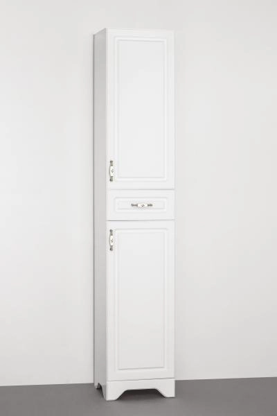 Шкаф для ванной Style Line Elfante Олеандр-2 напольный, белый