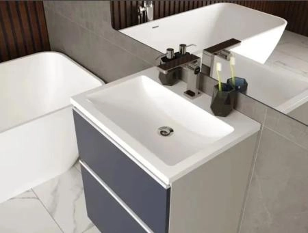 Раковина Uperwood Self 80 см, белая глянцевая