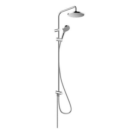 Hansgrohe Vernis Blend Душевая стойка с верхним душем 200 1jet Reno, EcoSmart, цвет: хром