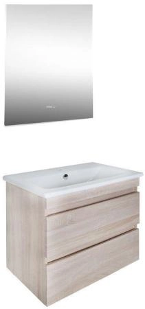 Тумба ASB-Mebel Лира 75 Дуб Сонома подвесная под умывальник Элина 75
