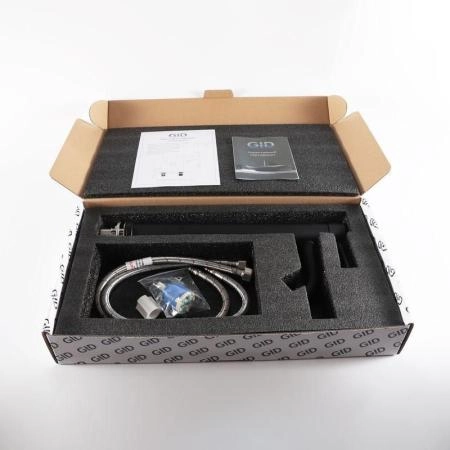 Смеситель Gid Inga SS096-BM-D для раковины Черный матовый