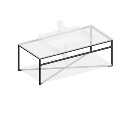 Металлическая структура Kerama Marazzi PLAZA NEXT ПЛАЗА НЕКСТ PL.N.100.02\BLK.M подвесная 100, черная матовая