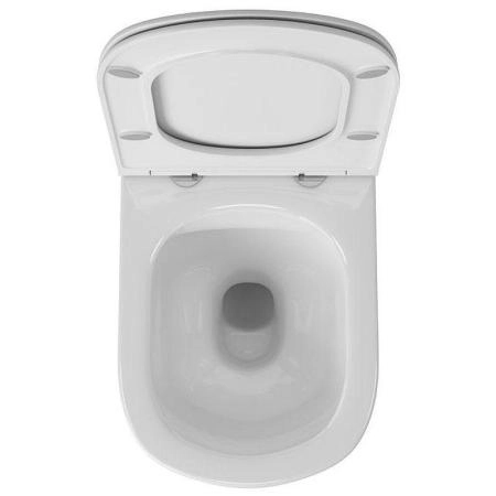 Унитаз подвесной безободковый OWL Eld Cirkel-H с сиденьем DP микролифт TOWLT190101 система смыва Торнадо