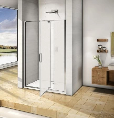 Душевая дверь GOOD DOOR Orion WTW-PD-100-G-CH 100x185 см