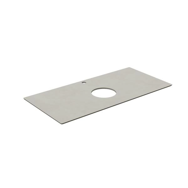 Столешница Kerama Marazzi PLAZA ПЛАЗА KM6012G0501RP100Tc2 Столешница для накладных раковин Про Чементо 100, серый светлый натуральный
