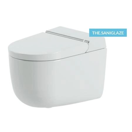 Artceram HYPE Унитаз-биде подвесной 38X59см, безободковый, с soft-close, с пультом управл, цвет белый с покрытием saniglaze (АКЦИЯ 2026!)