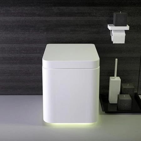 KNIEF Shine Унитаз напольный БЕЗОБОДКОВЫЙ 58х39х41 см, с сиденьем белым микролифт , цвет: белый матовый