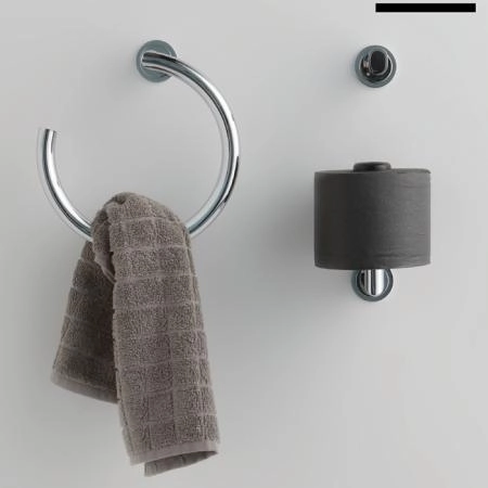 Bertocci Cento Полотенцедержатель - кольцо 25см., цвет: хром