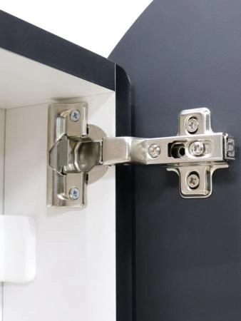 Зеркало-шкаф Континент TORNEO D600 черный