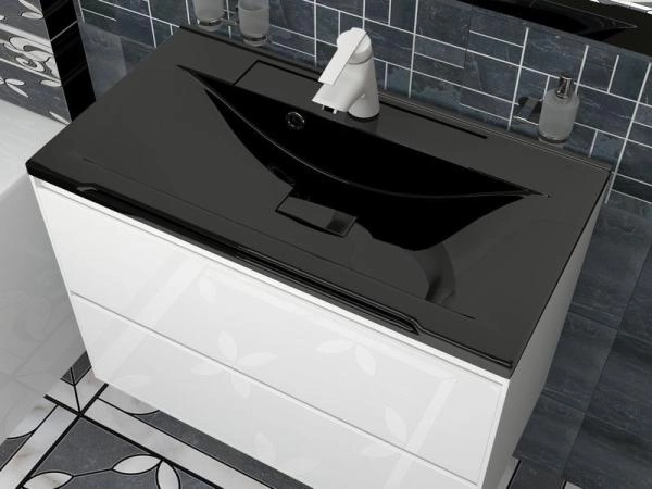 Раковина Marko Комфорт 65 черный металлик