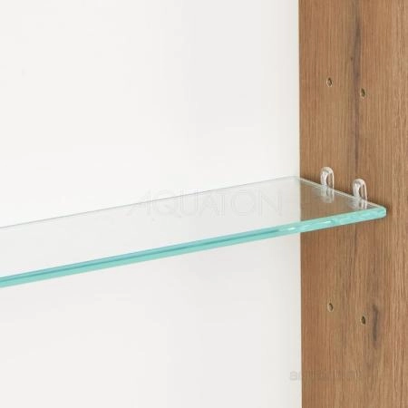 Зеркальный шкаф AQUATON Сканди 45 белый, дуб рустикальный 1A252002SDZ90