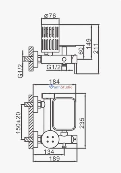 Гигиенический душ Frap F7513 хром