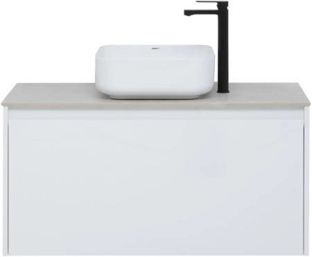 Тумба под раковину Aquanet Nova Lite 100 белый (1 ящик)