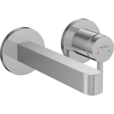Смеситель Hansgrohe 76051000 Finoris для раковины 165 мм, на 2 отв., настен., (внешняя монтажная часть) хром