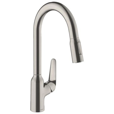 Hansgrohe Focus M42 Смеситель для кухни, 1 отв., цвет: нержавеющая сталь