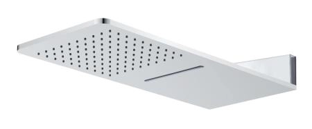 Верхний душ KAISER  2-jet (латунь) 600x250x27,5mm (SH-505) хром