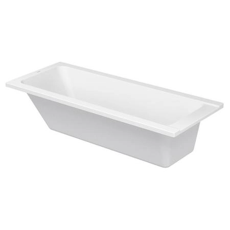 Duravit D-Code  Ванна акриловая прямоугольная 170х50x40см, встраиваемая, с 1 наклоном для спины, выпуск центральный , цвет: белый