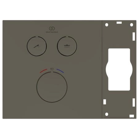 Ideal Standard Ceratherm Navigo Solos Смеситель для душа, встраиваемый, термостатический, цвет: PVD Magnetic Grey (Магнит)