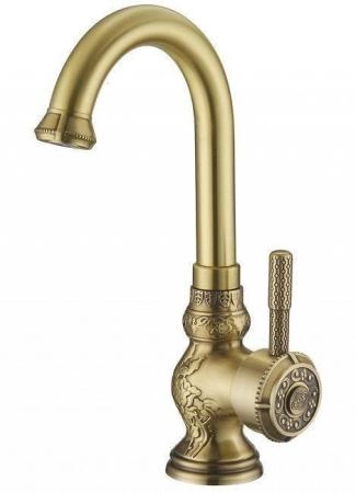 Смеситель для раковины Zorg Antic (A 204U-BR) бронза