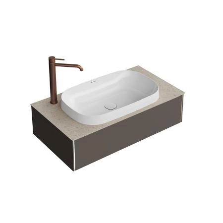 Тумба Kerama Marazzi MAGICA МАДЖИКА MA.90.1\EGR.M подвесная 90, 1 ящик, вечерний серый матовый