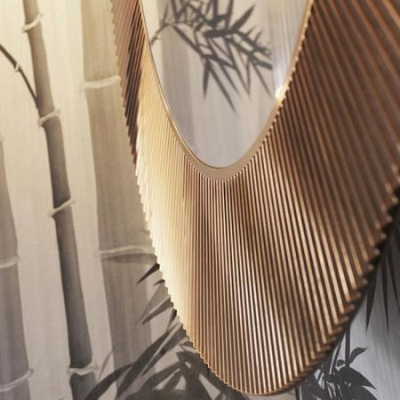 Laufen Kartell Зеркало круглое d=78см, настенное, без подсветки, цвет: медь