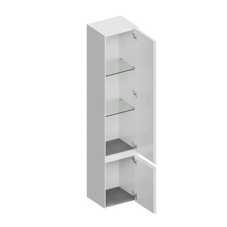 Пенал Kerama Marazzi CUBO КУБО CUB.165Rh\WHT.M подвесной правый 165, белый матовый