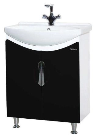 Тумба под раковину Bellezza Лагуна 65 напольная черная
