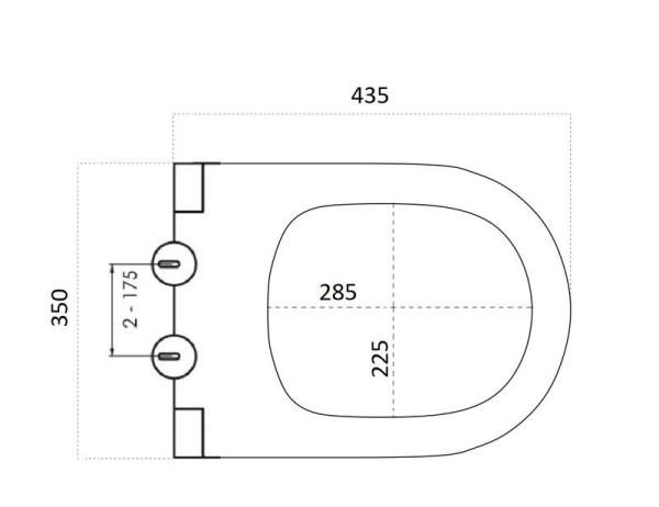 Крышка для унитаз Bohemeа Avva, soft-close Черный матовый 976-B