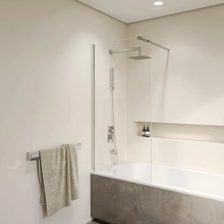 Шторка на ванну RGW Screens SC-052 60 см прозрачное Хром неподвижная 35115206-11