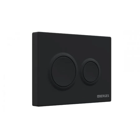 Инсталляция BERGES NOVUM 40265 для скрытого монтажа унитаза кнопка O5 Soft Touch черная