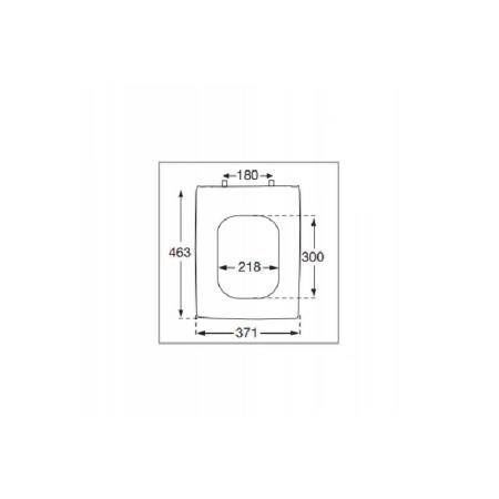 Сиденье Villeroy&Boch FINION 9M88S1R1 для унитаза