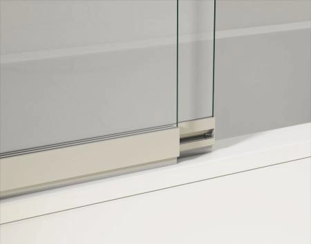 Шторка на ванну Vincea VSB-1E100CG, 1000*1450, хром, стекло тонированное