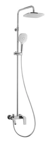 Душевая система Azario TREYA со смесителем, хром (AZ-15680531)