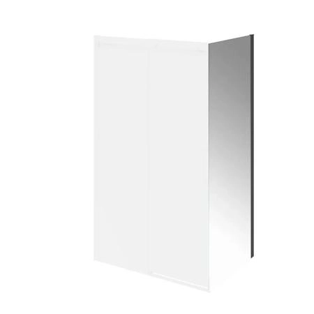 Kerama Marazzi Cristallo Душевая боковая панель 90х210см, цвет: черный матовый