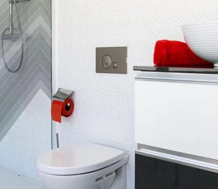 Панель механическая двойная OLI Globe 152953, soft-touch, пластик, серый